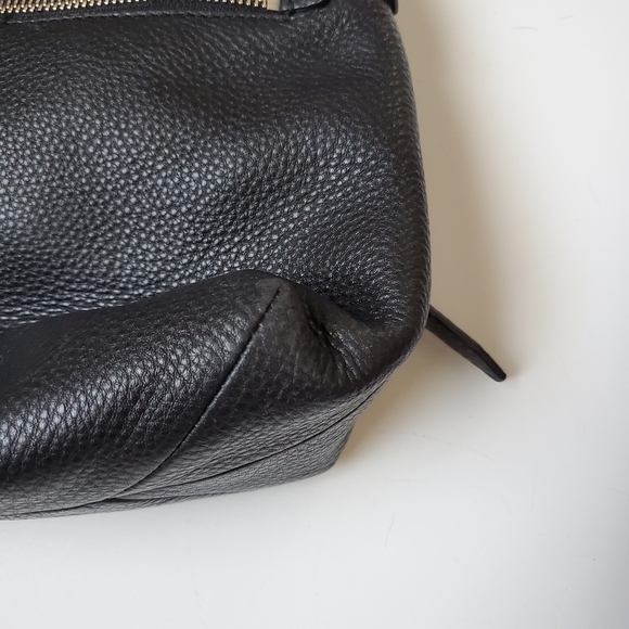 Michael kors pebble leather backpack black silver chain bag WOMEN'S - Picture 8 of 12